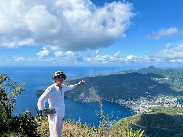 St. Lucia hilltop view